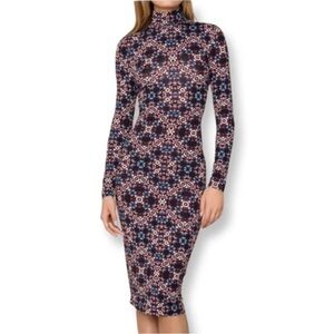 Yumi Kim Casablanca Deja Vu Turtleneck Midi Dress